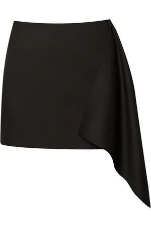 Erdem Kort nederdel med draperet detalje