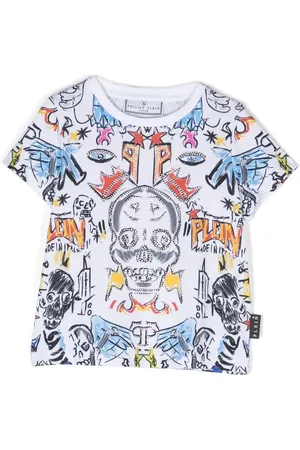 Philipp Plein T-shirt med korte ærmer og grafisk tryk