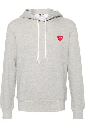 Comme des Garçons Hættetrøje med hjertemærke