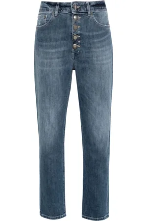 Dondup Cropped jeans med høj talje