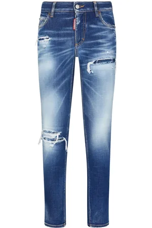 Dsquared2 Ribbede jeans med smal pasform