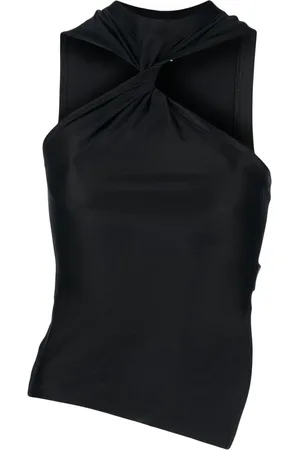 Courrèges Top med one-shoulder-snit og udskæringsdetalje