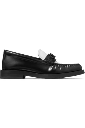 Jimmy Choo Addie læderloafers med logoplade