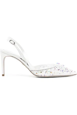 RENE CAOVILLA Sling-back pumps med udsmykning