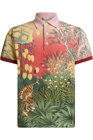 Etro Ombré polo med grafisk tryk