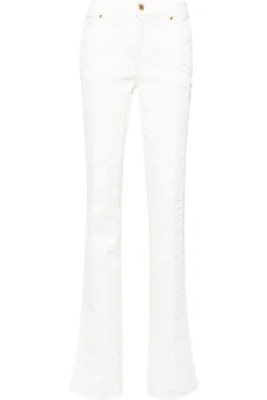 BLUMARINE Jeans med lige ben og mellemhøj talje