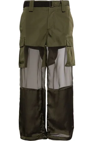 SACAI Cargo-bukser med gennemsigtig panel