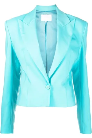 Costarellos Cropped bluse med skulderpuder