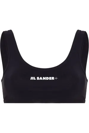 Jil Sander Bikinitop med logotryk