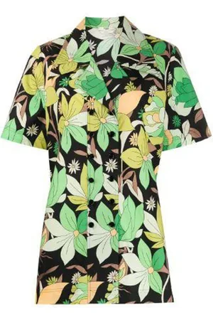 Fendi Floral Print Short Sleeve Shirt