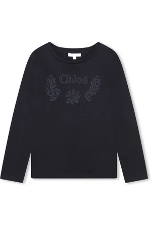 Chloé T-shirt med broderet logo