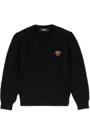 VERSACE Kabelstrikket Medusa trøje