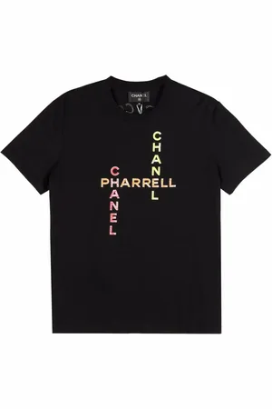 CHANEL X Pharell 2019 T-shirt med logotryk