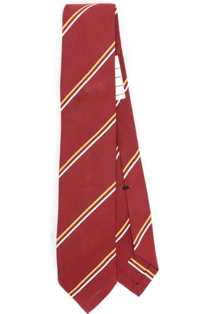 Thom Browne Stribet slips i silkeblanding