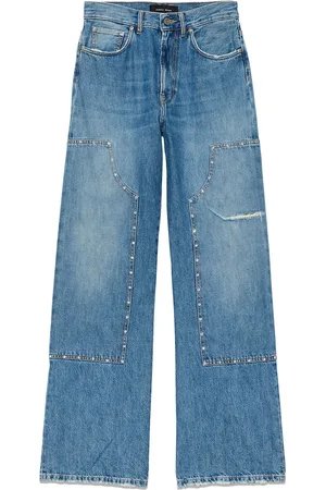 Purple Brand Jeans med brede ben og nitter