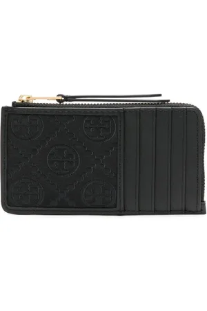 Tory Burch Kortholder med T-monogram og lynlås
