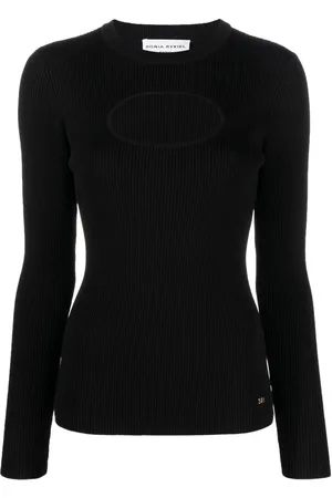 Sonia by Sonia Rykiel Langærmet top med udskæringsdetalje
