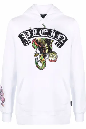 Philipp Plein Pullover-hættetrøje med logotryk