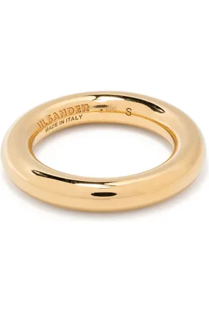 Jil Sander Poleret ring med halo-bånd