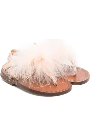 PèPè Sandaler med pompon-detalje og T-bar
