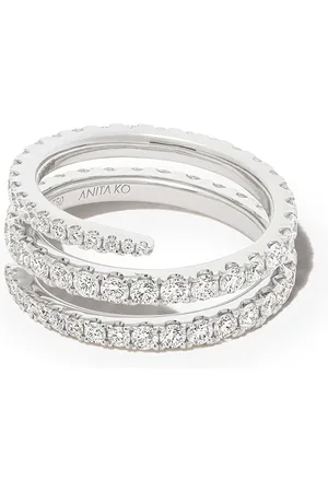 Anita Diamantring i 18 karat hvidguld