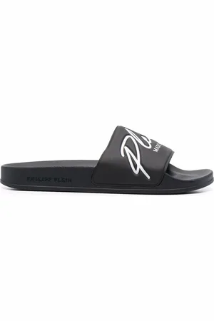 Philipp Plein Sandaler med præget logo