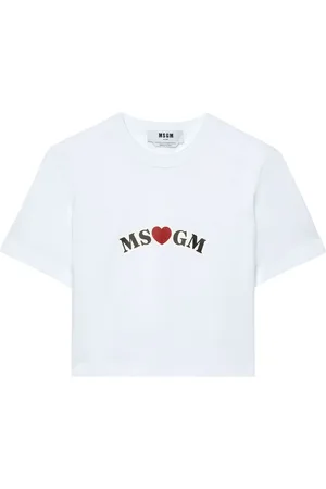 Msgm T-shirt med logotryk