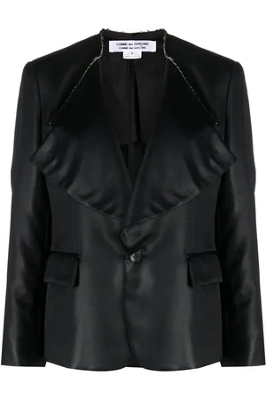 Comme des Garçons Enkeltradet blazer med hakrevers