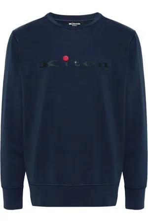 Kiton Sweatshirt med gummi-logo
