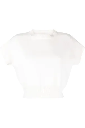 Teddy Cashmere Cropped ærmeløs Genova kashmirtrøje