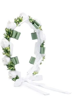 COLORICHIARI Hårbånd med blomsterapplikation