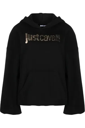 Roberto Cavalli Hættetrøje med logotryk