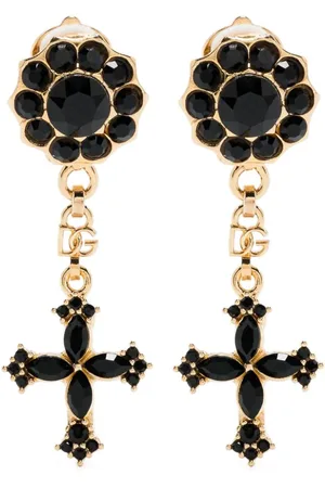 Dolce & Gabbana øreringe med korsvedhæng