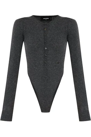 Dsquared2 Strikket bodysuit med knapper