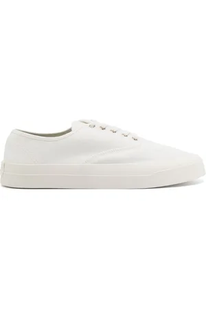 Maison Kitsuné Sneakers i lærred med snøre