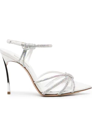 Casadei Blade C+C 100mm pumps med rhinsten-udsmykning