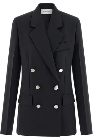 Salvatore Ferragamo Dobbeltradet uldblazer
