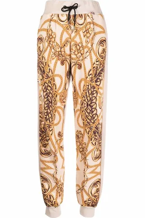 Philipp Plein Joggingbukser i fleece og barok-jacquard