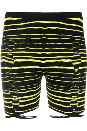 RUI Stribet shorts med udskæringer