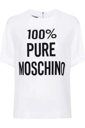 Moschino T-shirt med slogantryk