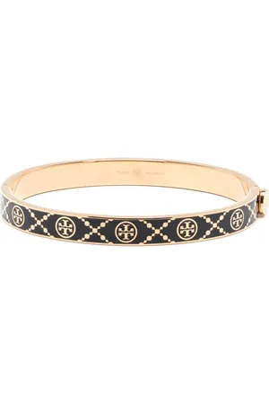 Tory Burch Miller armbånd med hægtelukning og emalje-logo