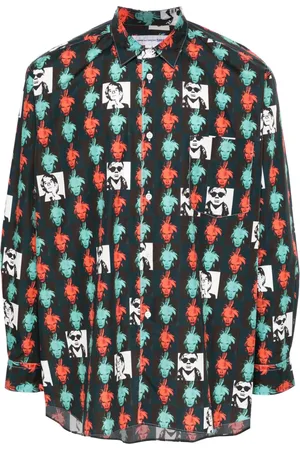 Comme des Garçons Skjorte med Andy Warhol-tryk
