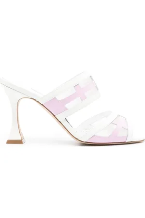 Manolo Blahnik 90 mm Avespamu sandaler med åben tå