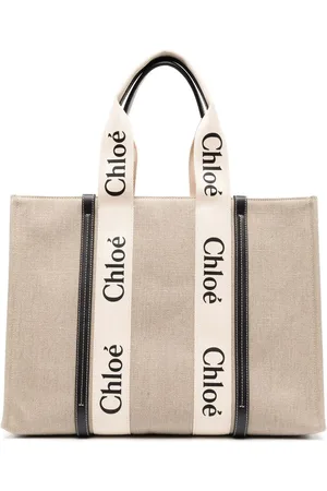 Chloé Woody tote i hør
