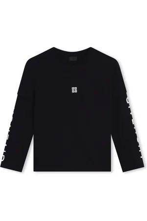 Givenchy T-shirt med lange ærmer og logotryk