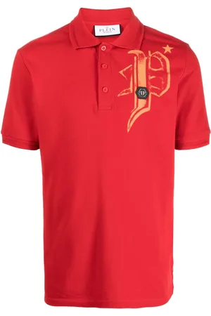 Philipp Plein Skull & Bones polo i jersey