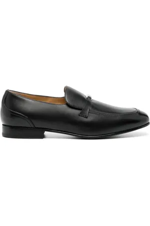 Bally Loafers i læder med logoplade