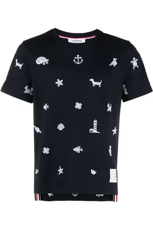 Thom Browne T-shirt med broderi