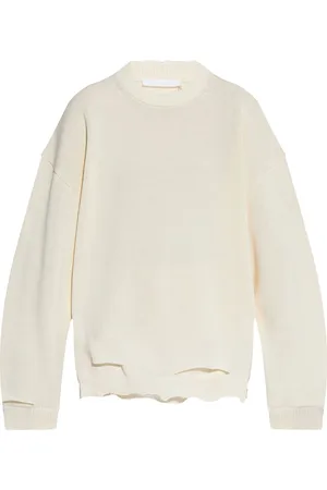 Helmut Lang Sweater med slitageeffekt