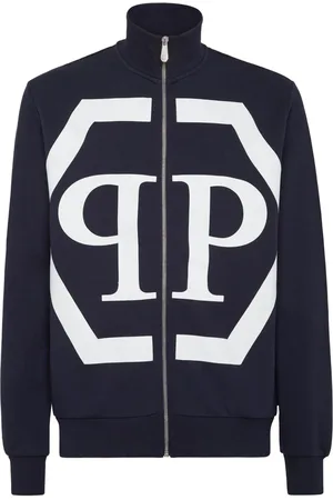 Philipp Plein Sweatshirt med sekskantet logotryk